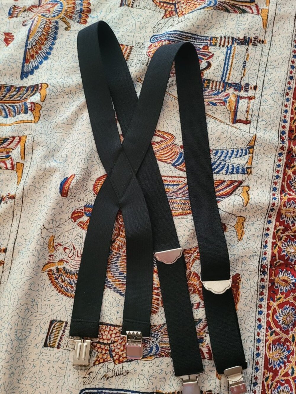 Black suspenders